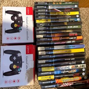 GameCube Controller and games lot